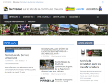 Tablet Screenshot of mairie-auriol.com